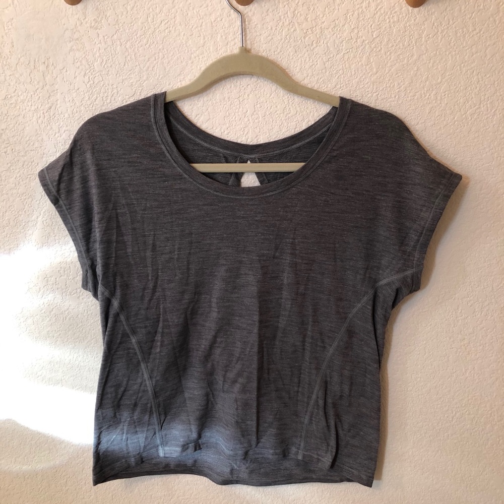 Lululemon Sweaty or Not Crop Tee